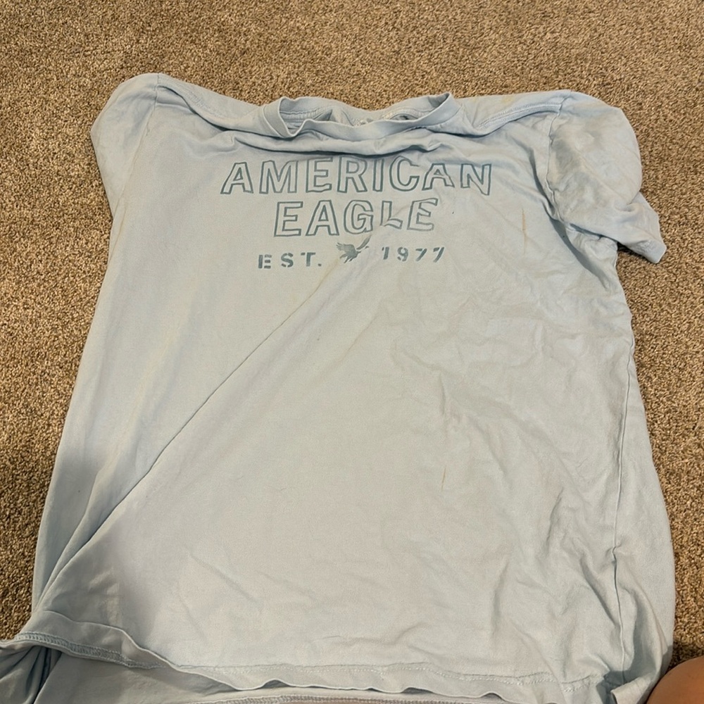 blue ae shirt